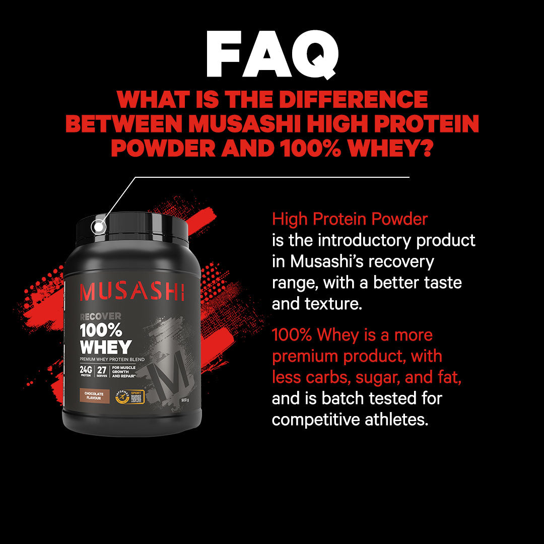Musashi Protein Powder 100% Whey Protein Powder