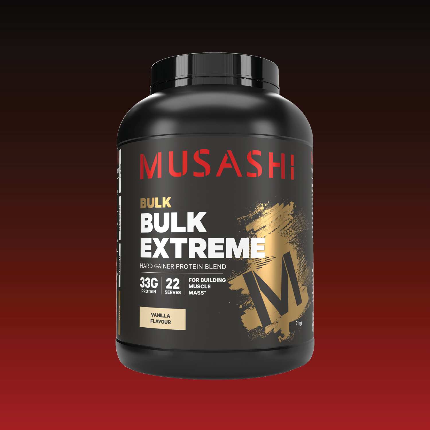 Musashi Protein Powder 2kg / Vanilla Bulk Extreme Powder