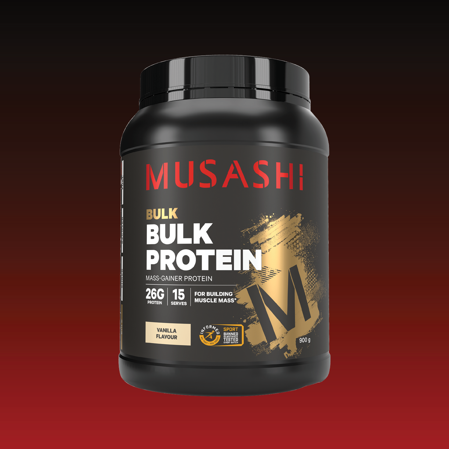 Musashi Protein Powder 900G / Vanilla Bulk Protein Powder