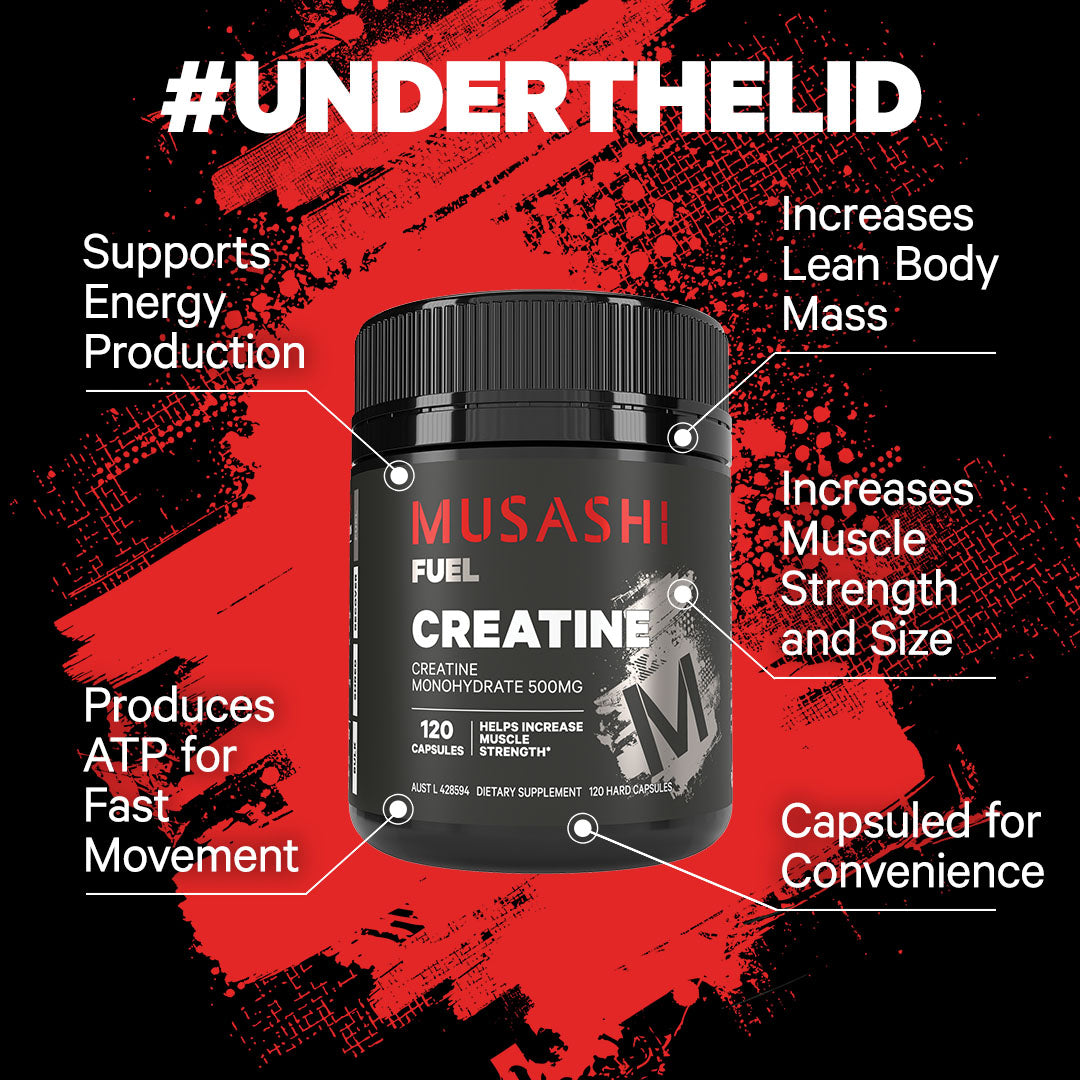 Musashi Capsules Creatine 120 Capsules