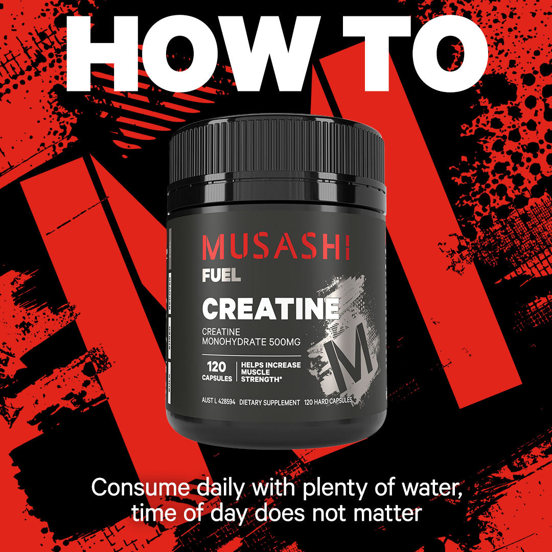 Musashi Capsules Creatine 120 Capsules