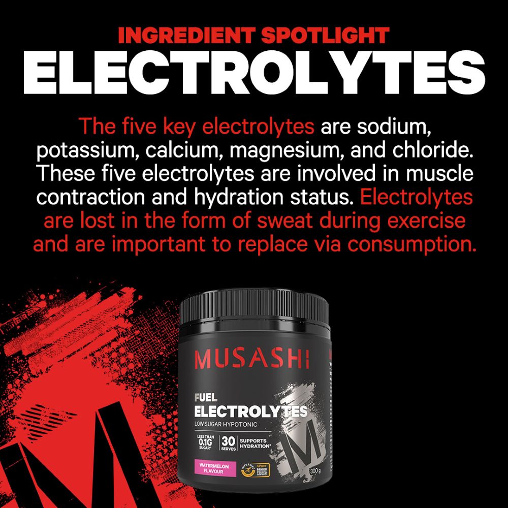 Musashi Supplements Electrolytes 300g