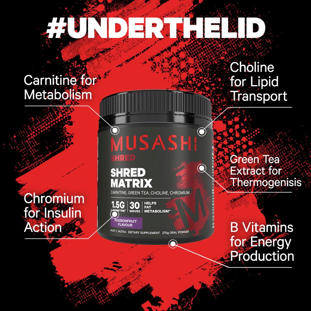 Musashi Shred Matrix 270g