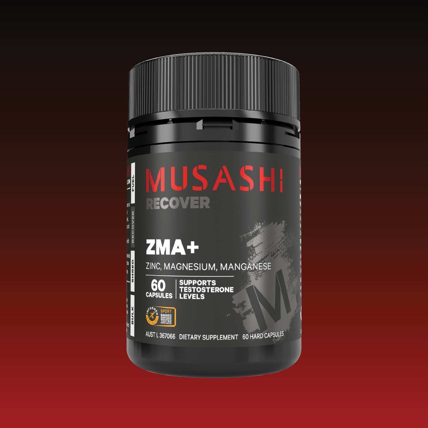 Musashi Capsules ZMA+ 60 Capsules