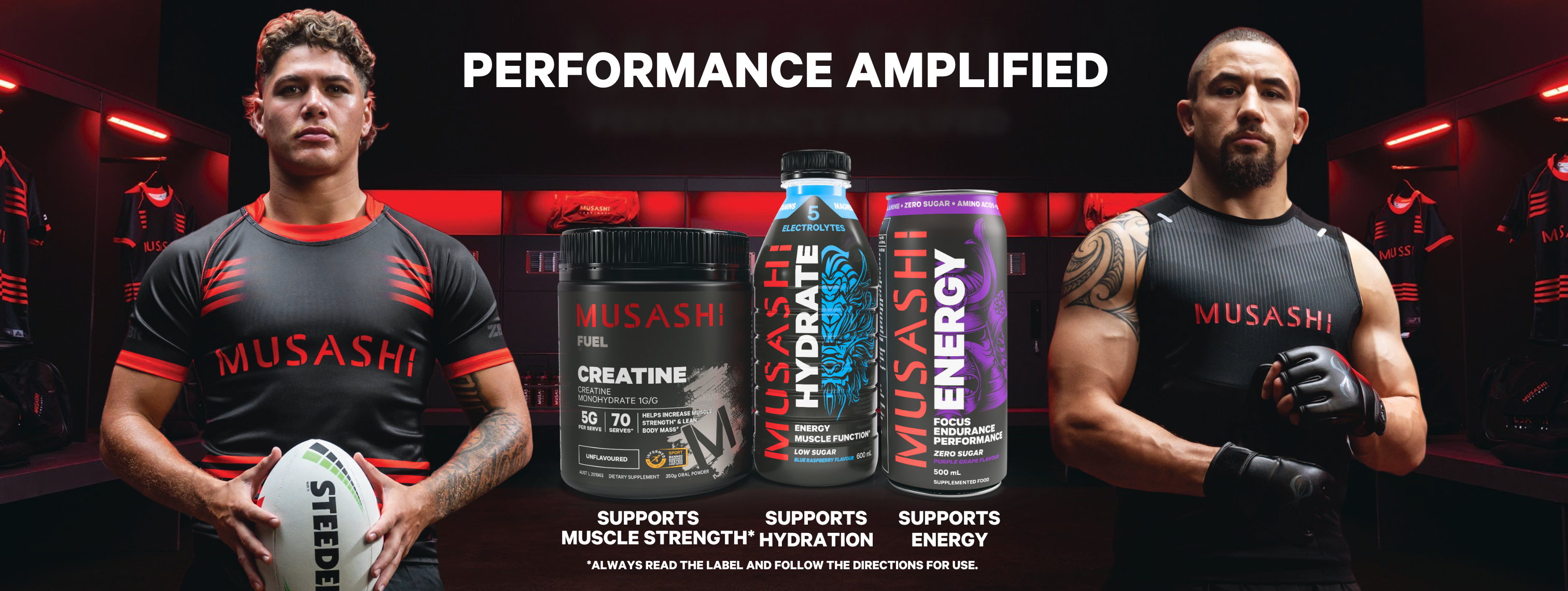 Musashi supplement products