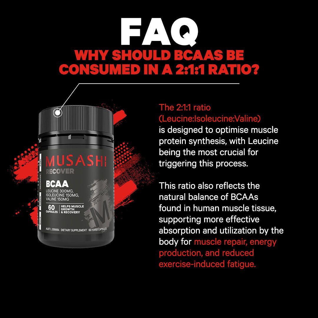 Musashi Capsules BCAA 60 Capsules