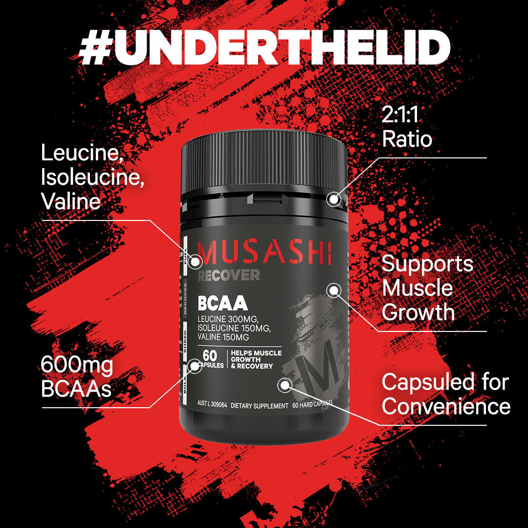 Musashi Capsules BCAA 60 Capsules