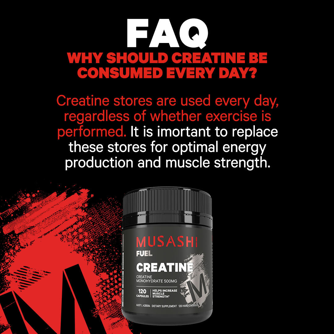 Musashi Capsules Creatine 120 Capsules