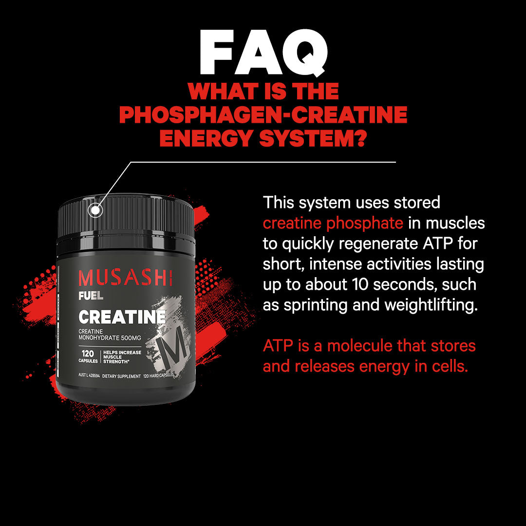 Musashi Capsules Creatine 120 Capsules