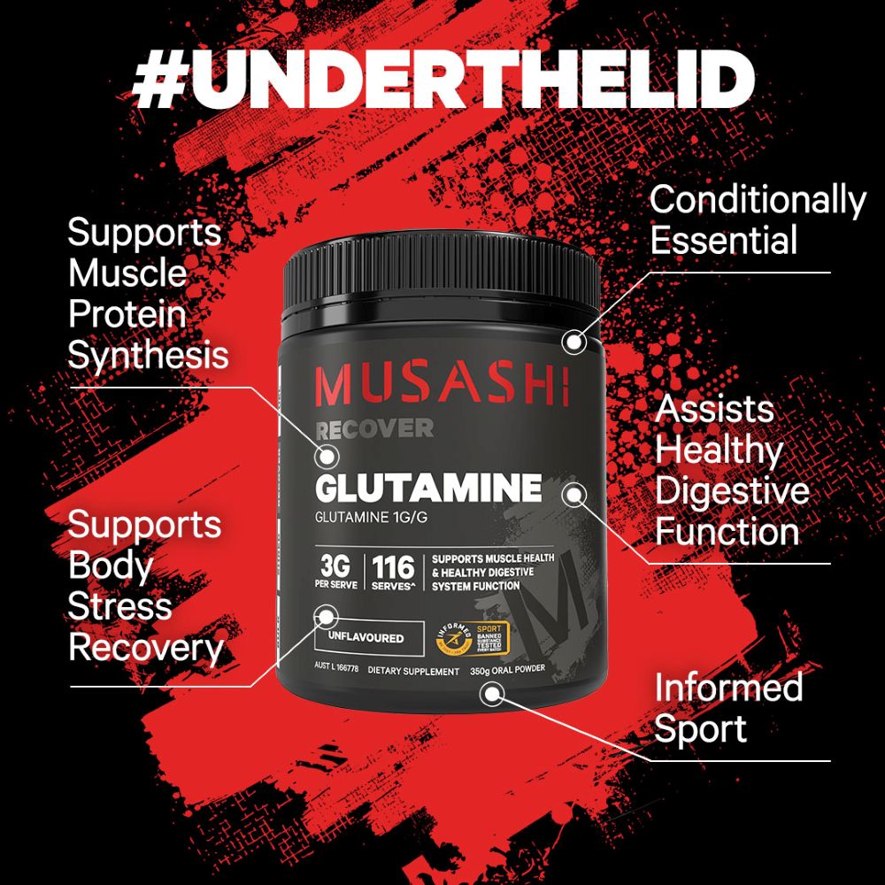 Musashi Supplements Glutamine 350G
