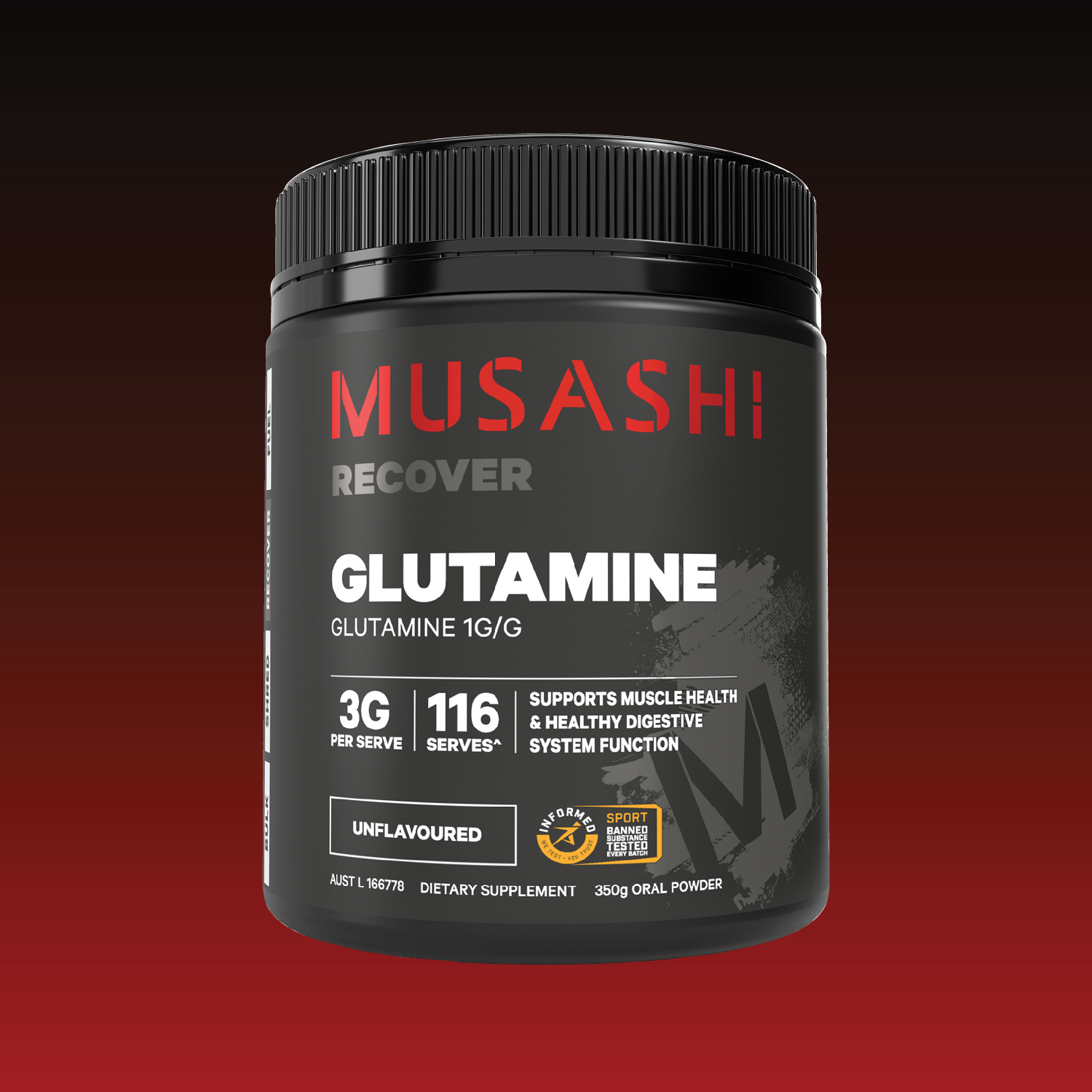 Musashi Supplements Glutamine 350G