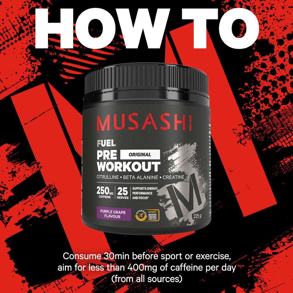 Musashi Supplements Pre Workout 225g