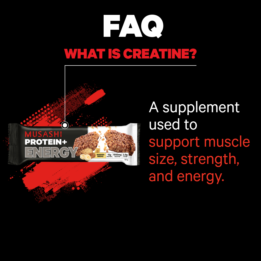 Musashi Protein Bar Protein+ Energy Bar 58g (Box of 12 Bars)